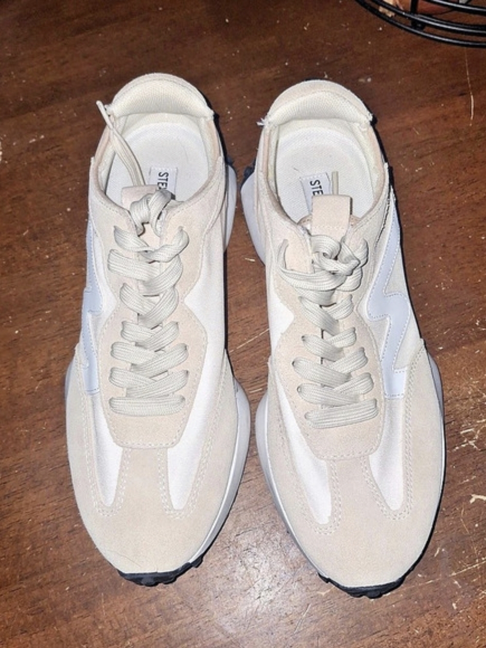 Steve Madden Campy Women's Cream Sneakers US 9M
